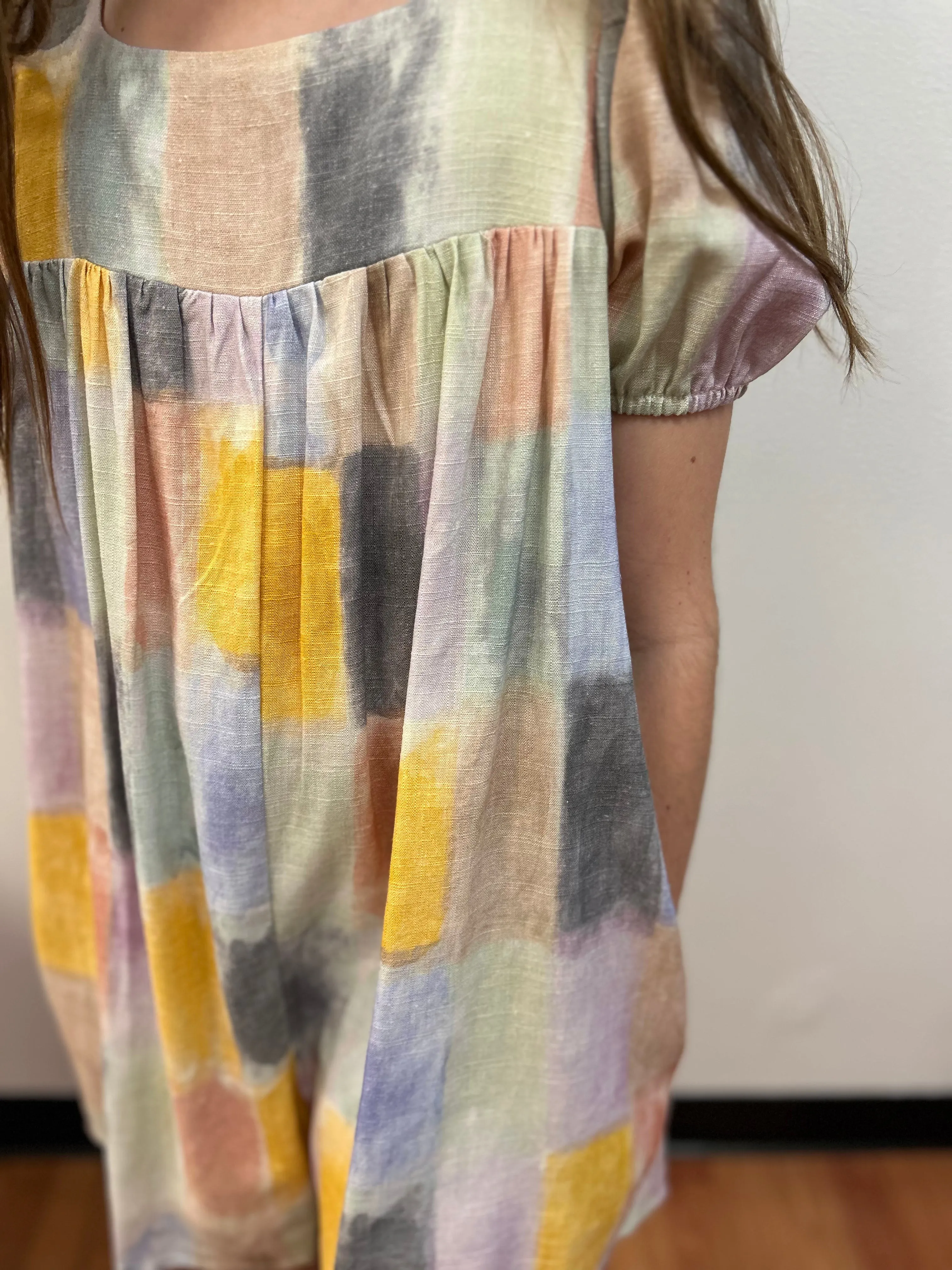 Sadie & Sage Gathered Front Romper