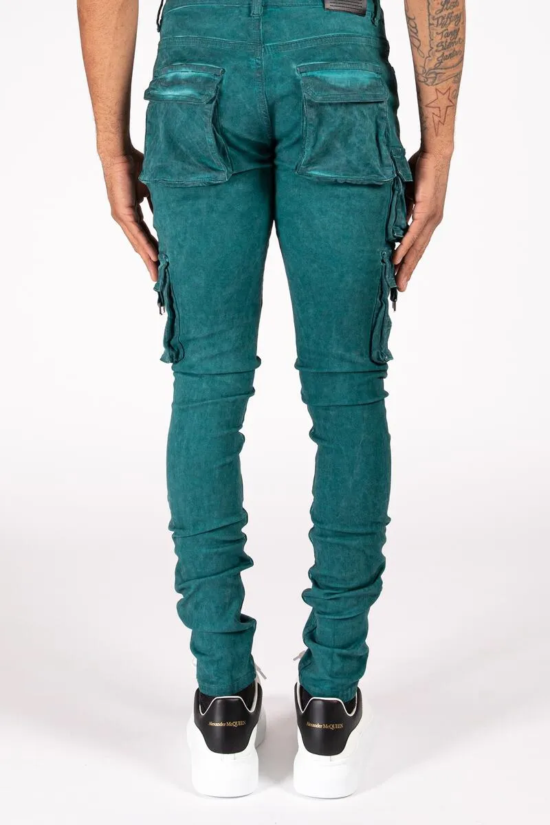 Serenede Ethos Cargo Jeans (TEAL)
