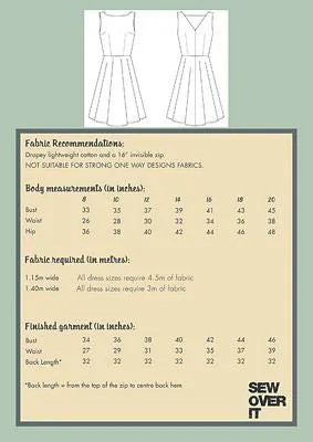 Sew Over It: Betty Dress Pattern