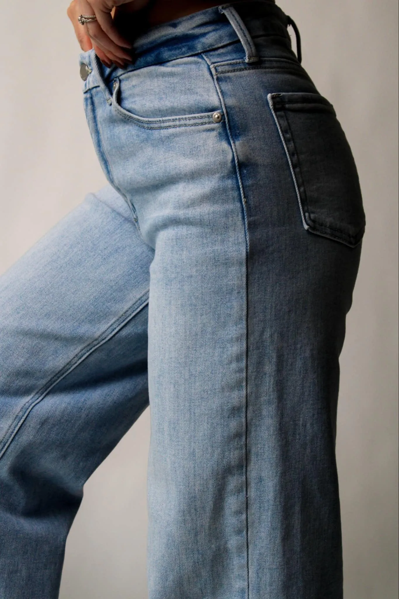 Showoff HR Palazzo Wide Leg Jeans
