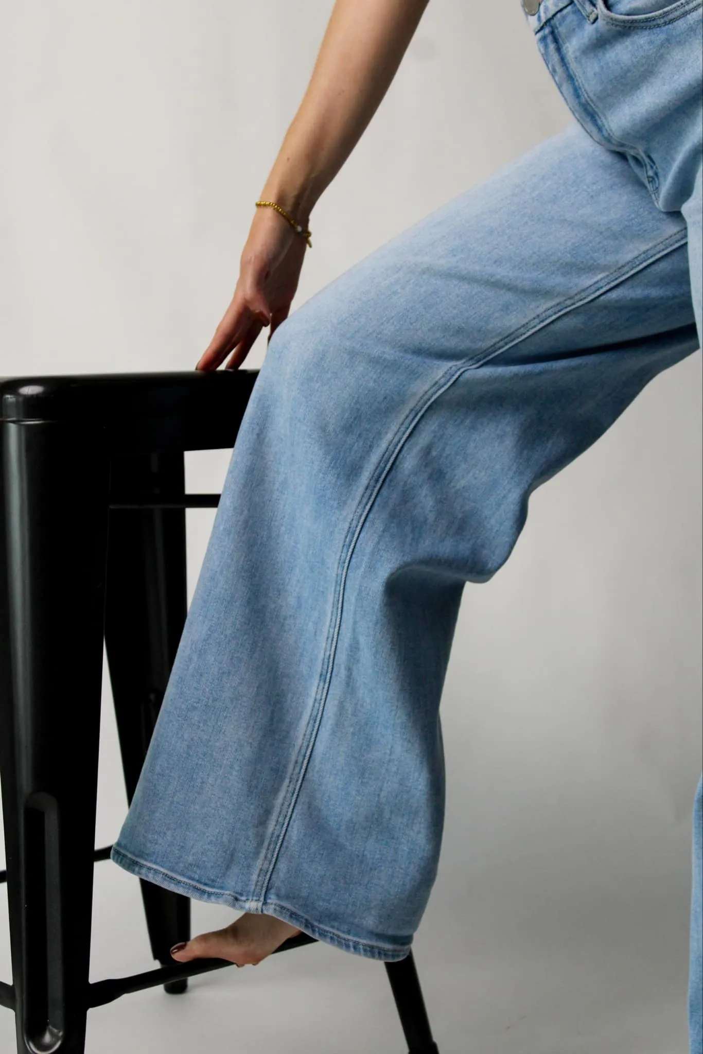 Showoff HR Palazzo Wide Leg Jeans