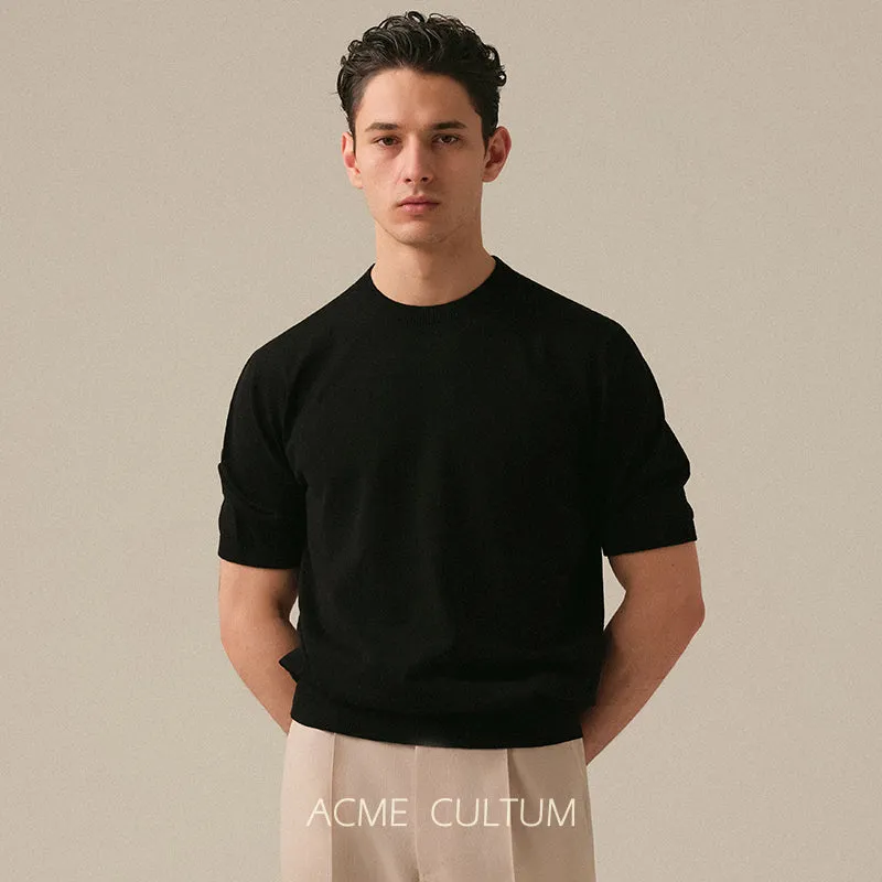 Silk Cotton Knit Sweater