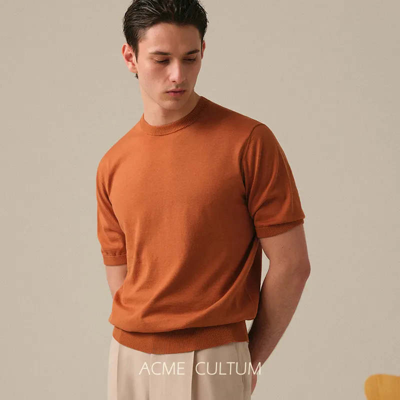 Silk Cotton Knit Sweater