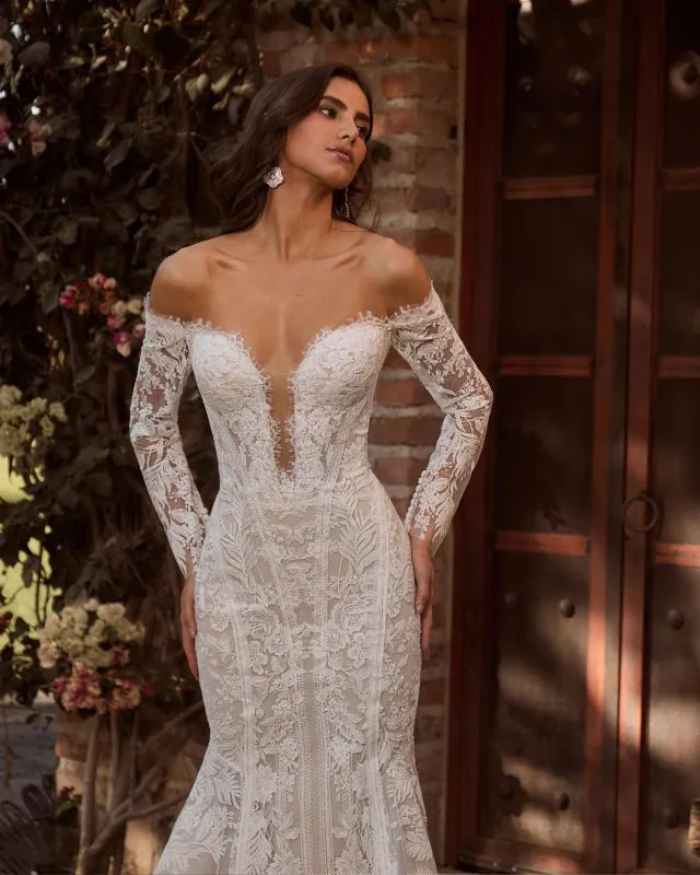 Size 14 La Perle LP2431 Charisma Ivory/Light Nude Gown