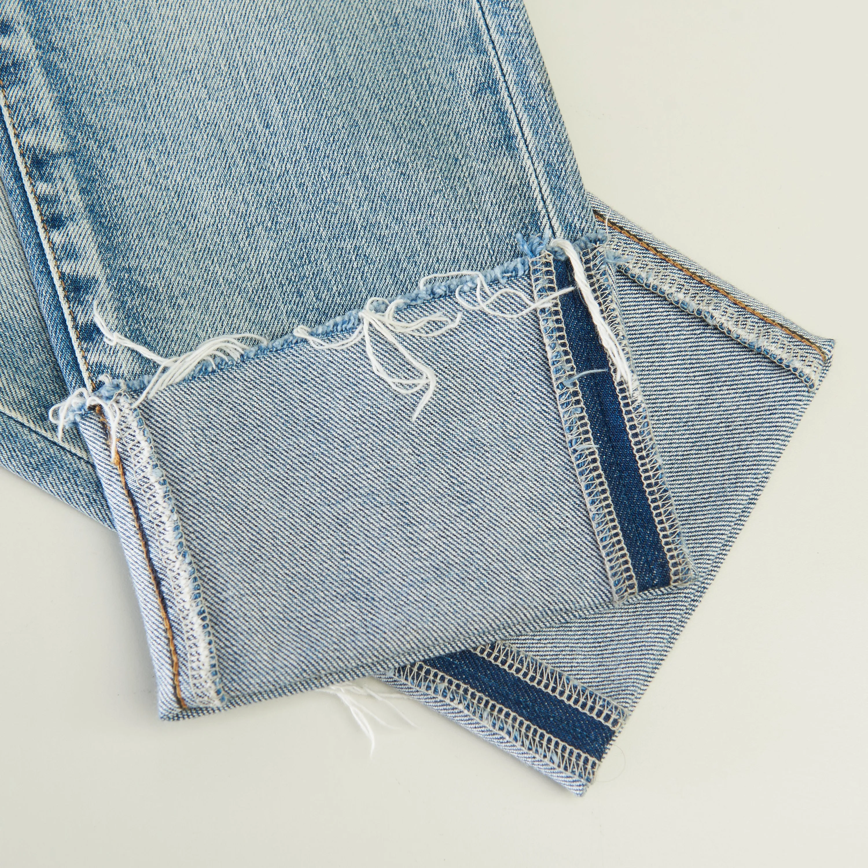 Skinny Mid-Waist Jeans In Santa Monica Blue Denim