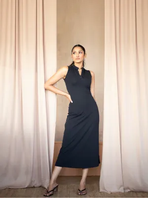 Sleeveless Fitted Maxi Dress