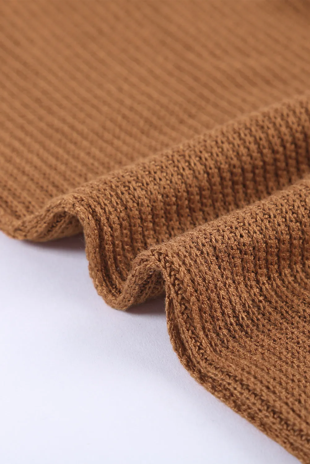Solid Ribbed Knit Slim-fit Tank