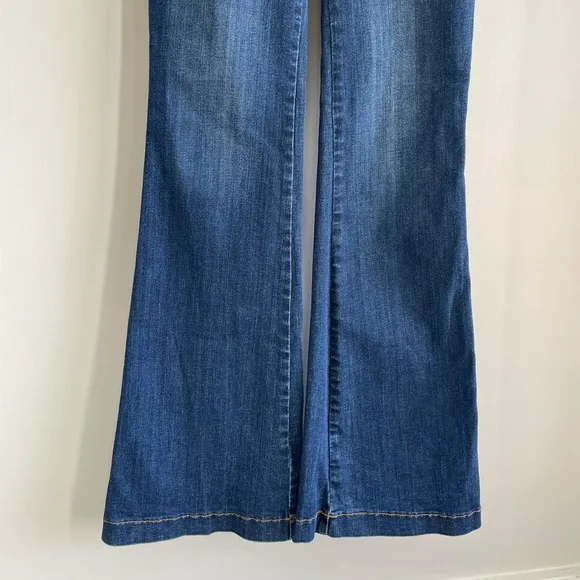 Spanx Flare Jeans - Midnight Dark Wash - Size Small