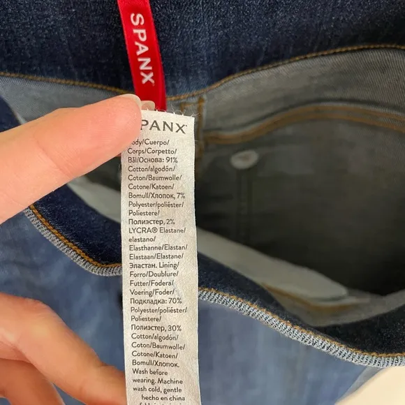 Spanx Flare Jeans - Midnight Dark Wash - Size Small
