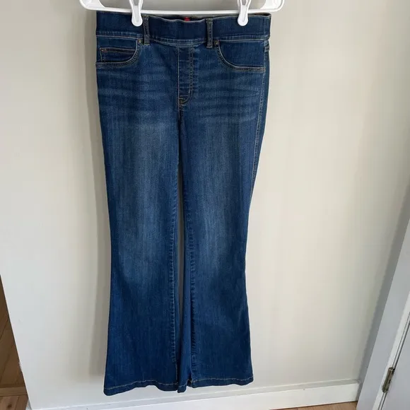 Spanx Flare Jeans - Midnight Dark Wash - Size Small