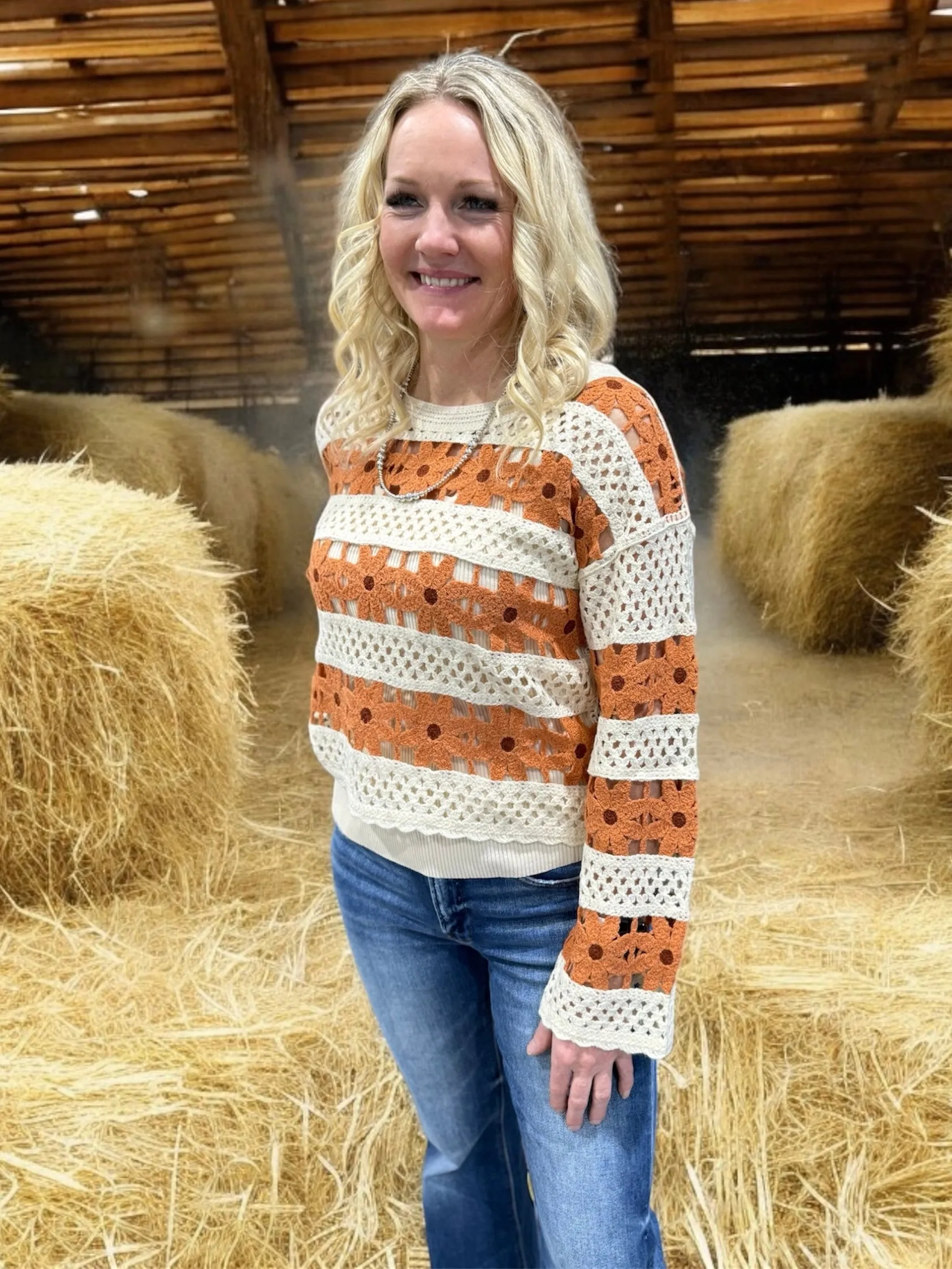 Spring Fever Crochet Sweater