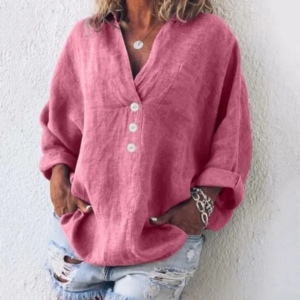 Susannah® | Chic linen blouse
