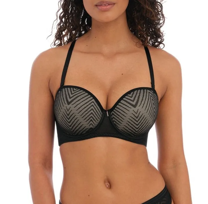 Tailored UW Moulded Strapless In Black - Freya