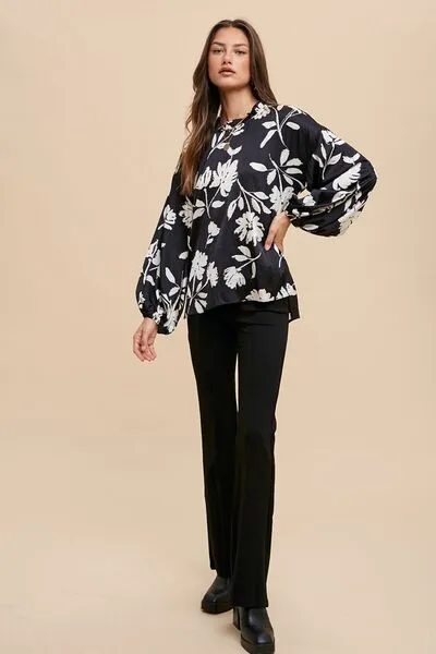 Tamy Balloon Sleeve Blouse