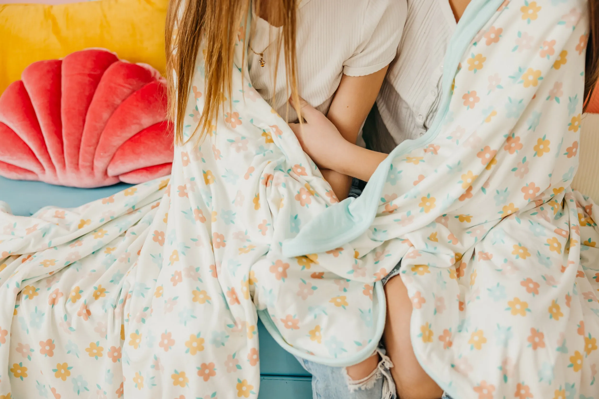 Three-Layer Jumbo Quilt - Daisy