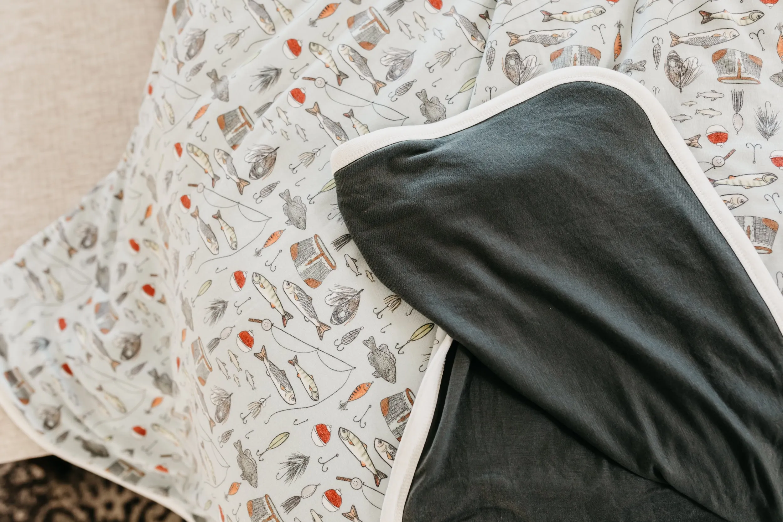 Three-Layer Jumbo Quilt - Trout