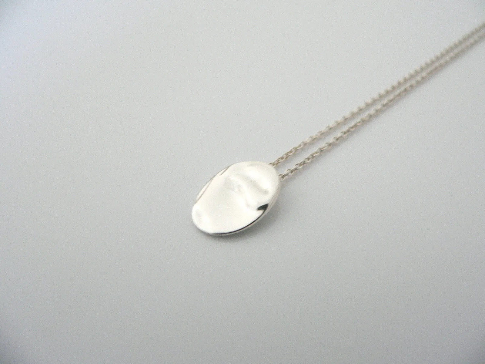 Tiffany & Co Silver Peretti Taurus Zodiac Necklace Pendant Charm 18 Inch Gift