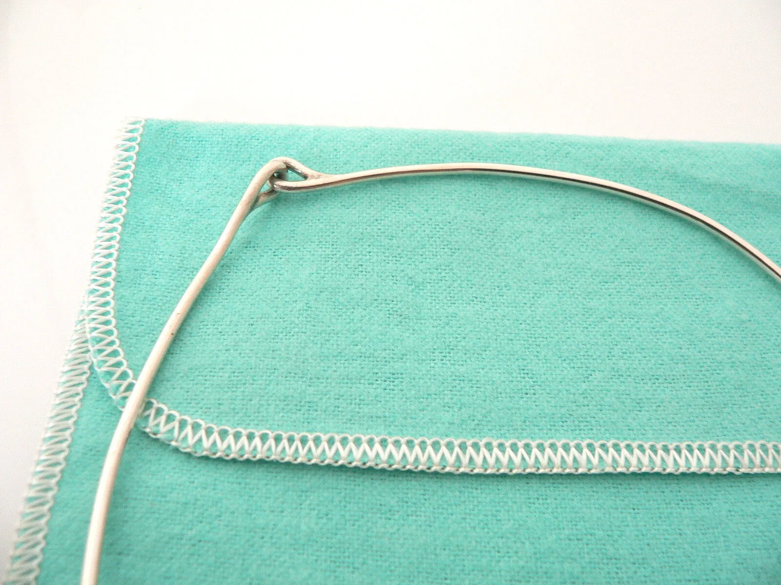 Tiffany & Co Teardrop Necklace Silver Peretti 1975 Vintage Pendant Choker Love