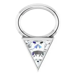 Triangle Diamond Drop Charm