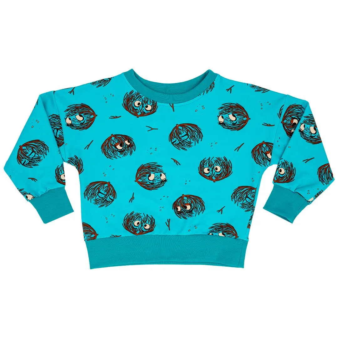 Tumbleweed Blue Oversized Sweatshirt - 2 Left Size 5-7 & 7-9 years