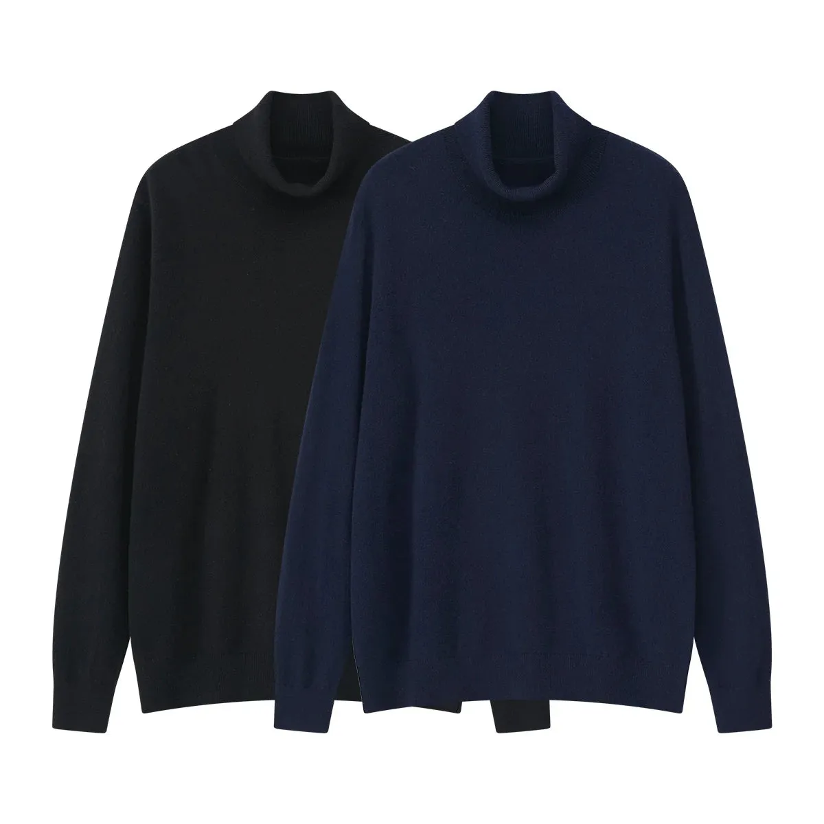 Turtleneck Wool Cashmere Sweater