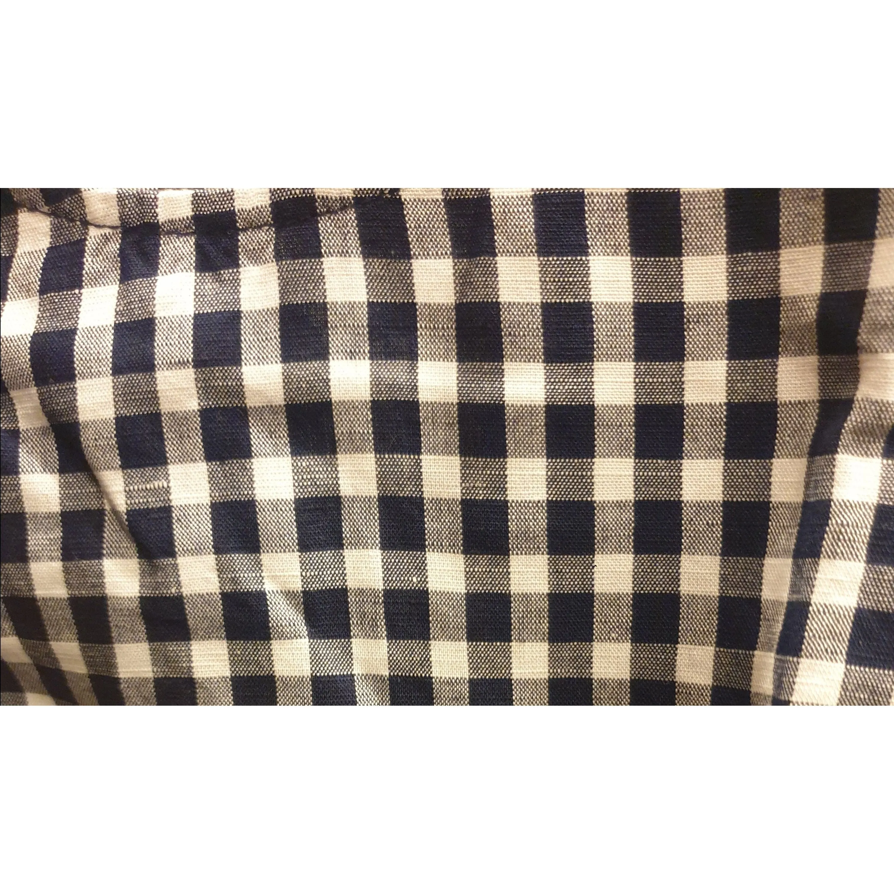 Uniqlo preloved navy and white cropped gingham sleeveless top size XS (best fits size 6)
