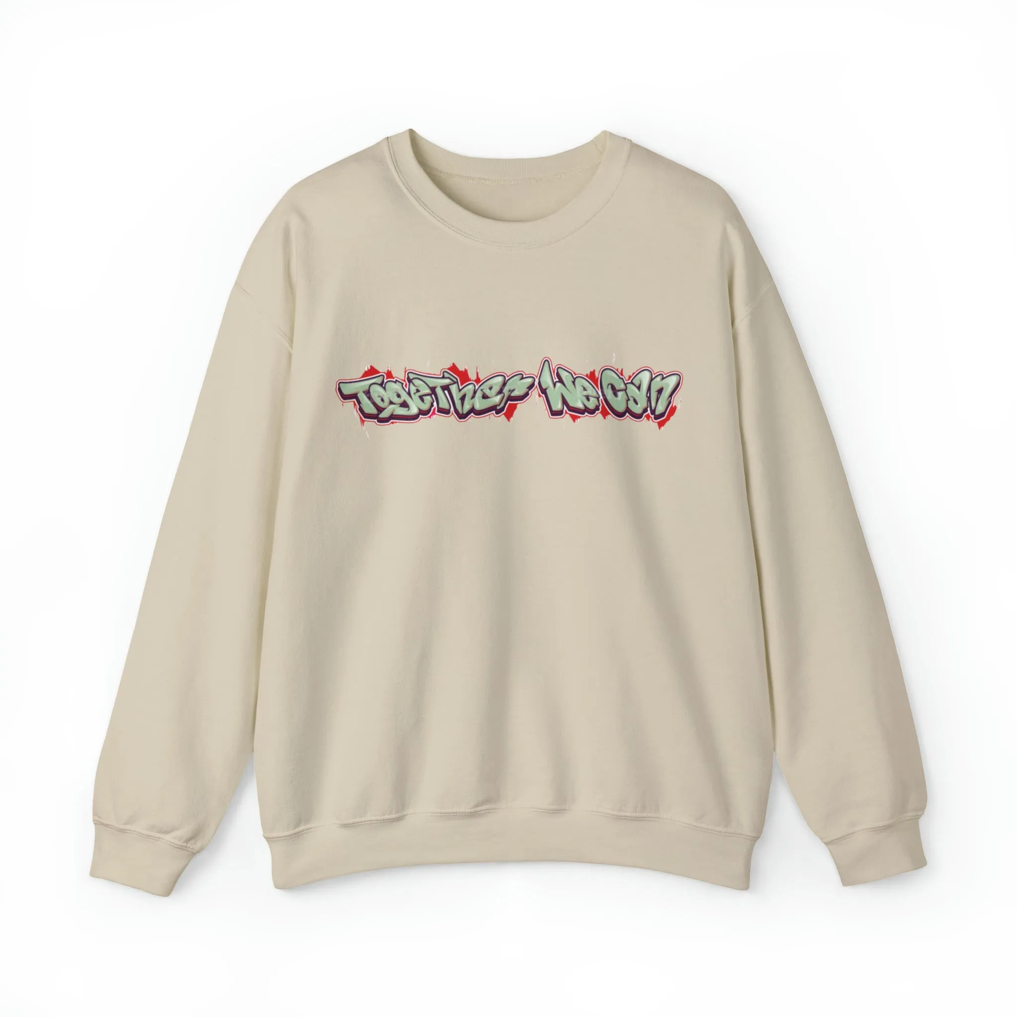 Unisex Heavy Blend™  TOGETHER WE CAN Crewneck Sweatshirt