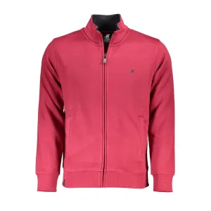 U.S. Grand Polo Chic Pink Long Sleeve Zip Sweatshirt