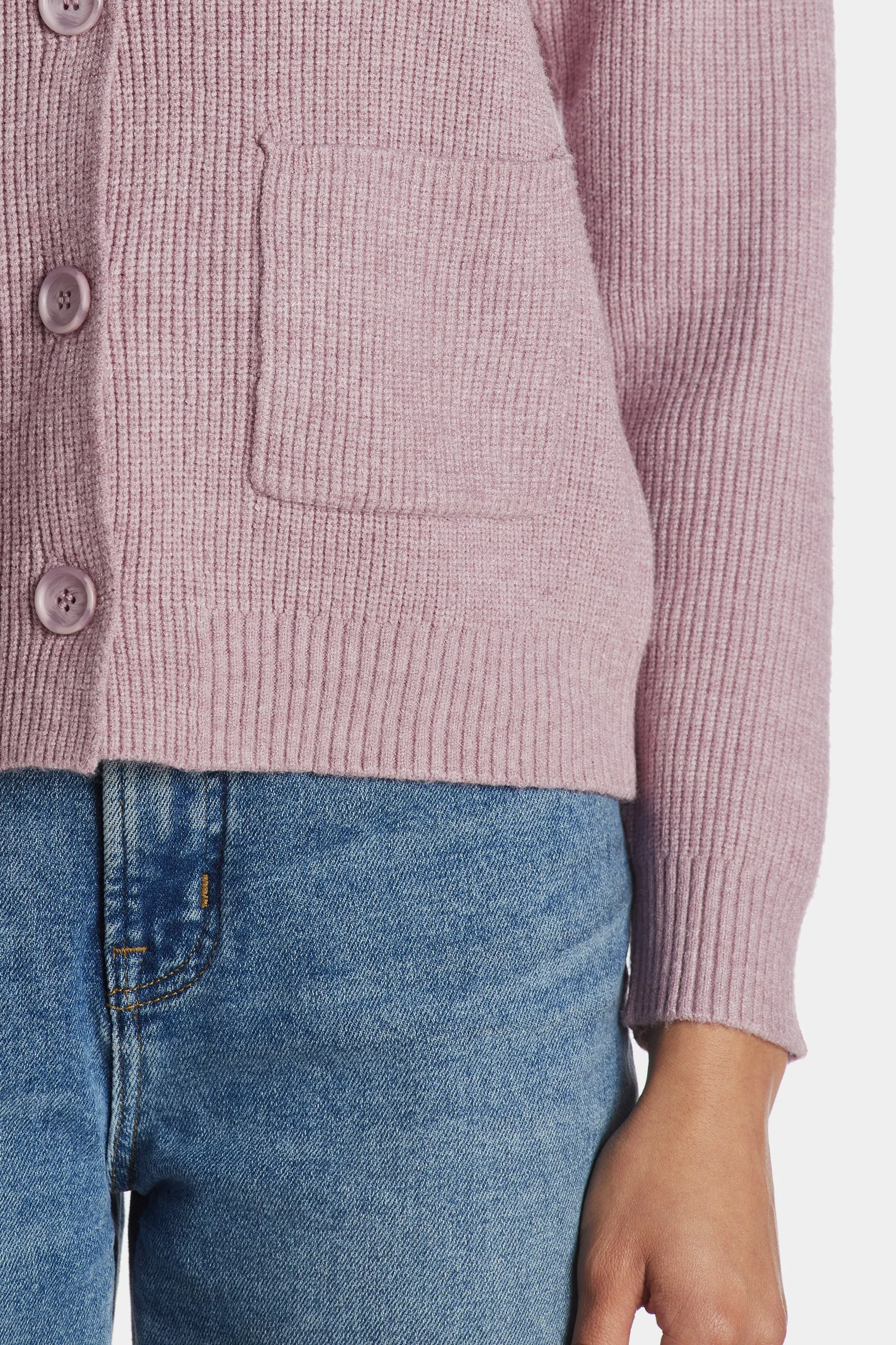 V-Neck Short Cardigan