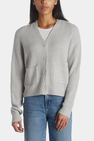 V-Neck Short Cardigan
