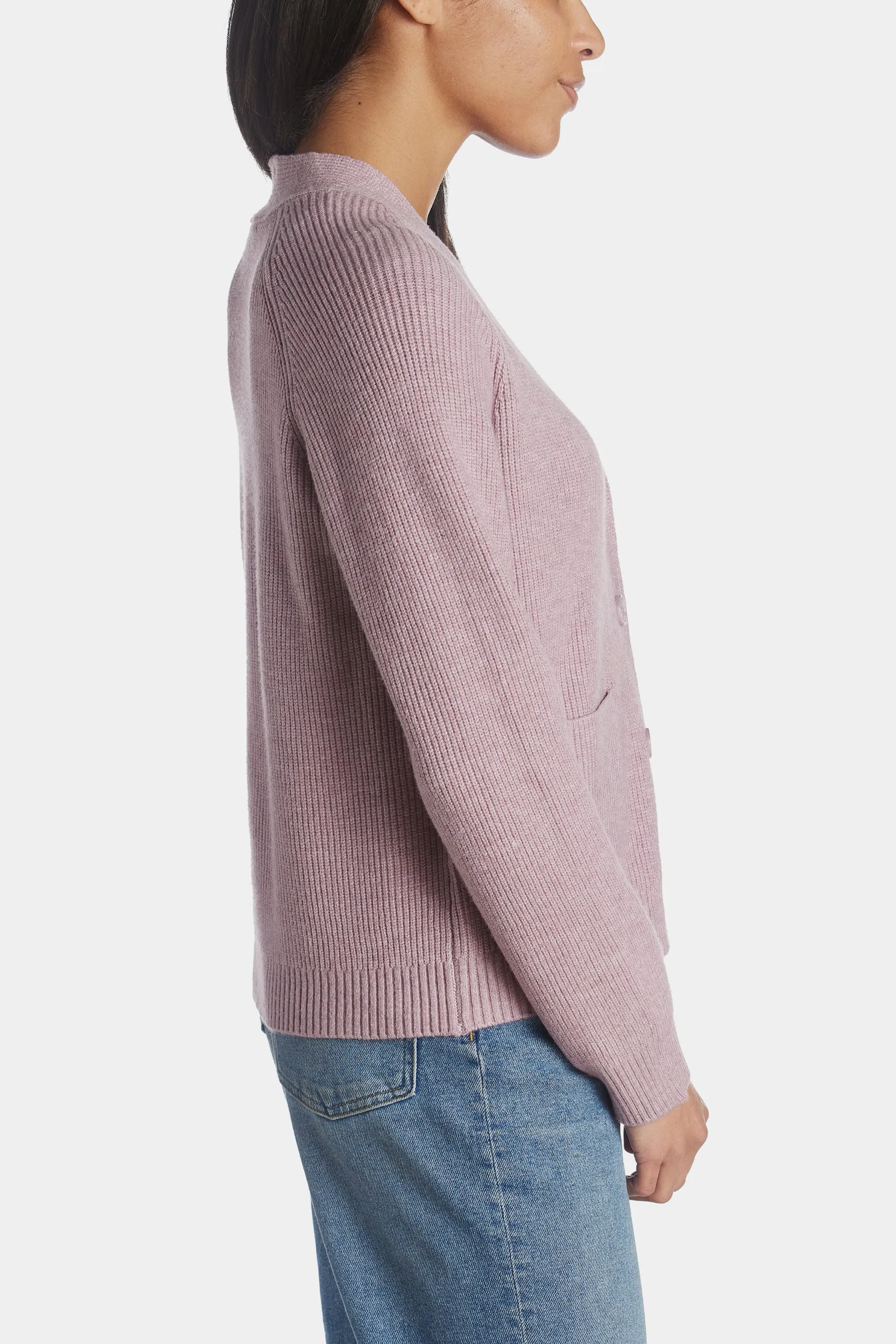 V-Neck Short Cardigan
