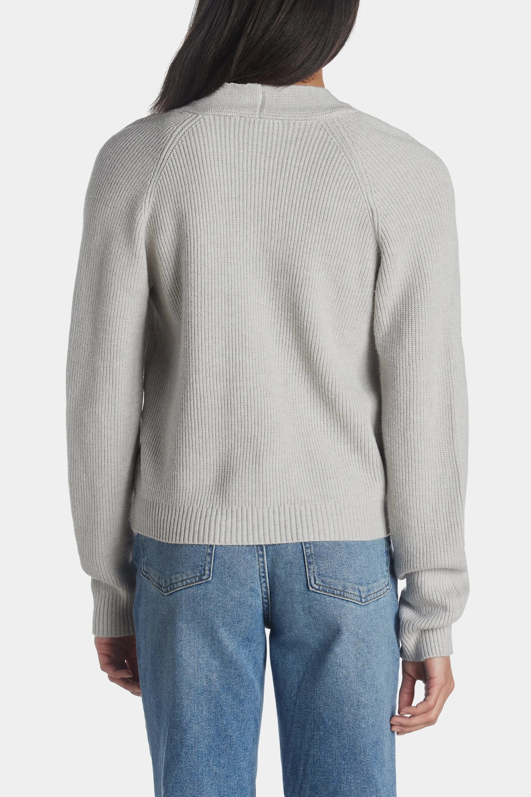 V-Neck Short Cardigan