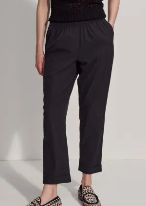 Varley The Slim Black Nylon Pant