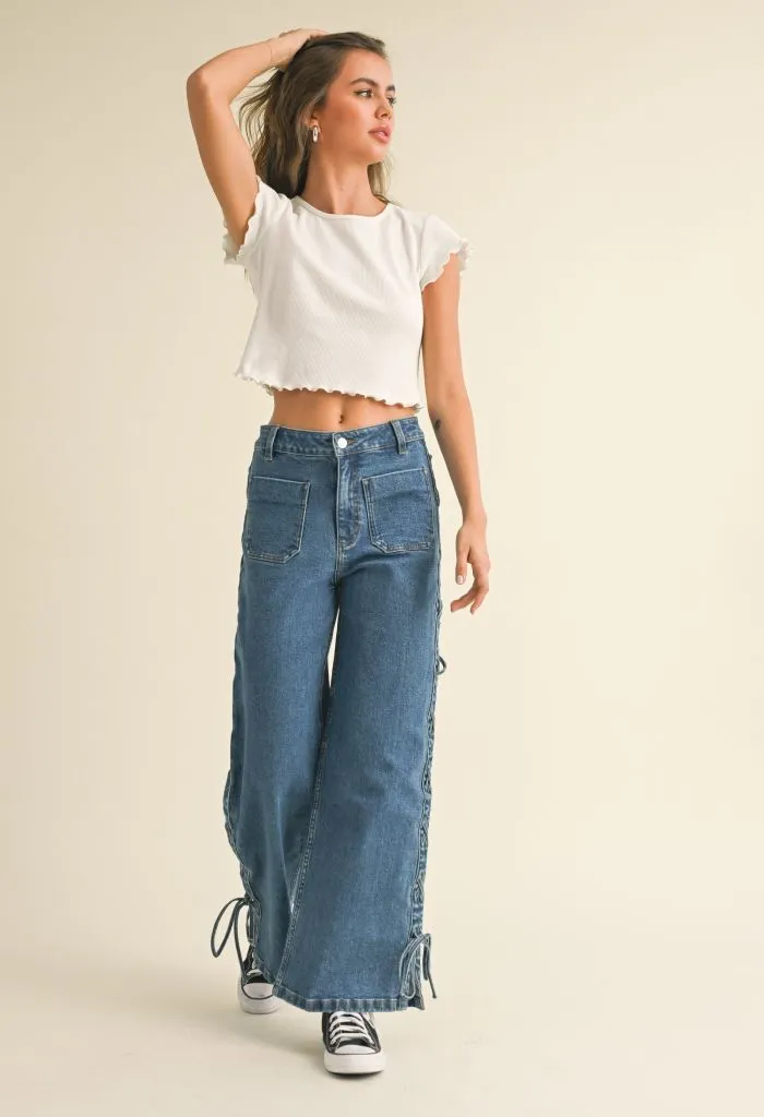 Waffle Top-Ivory