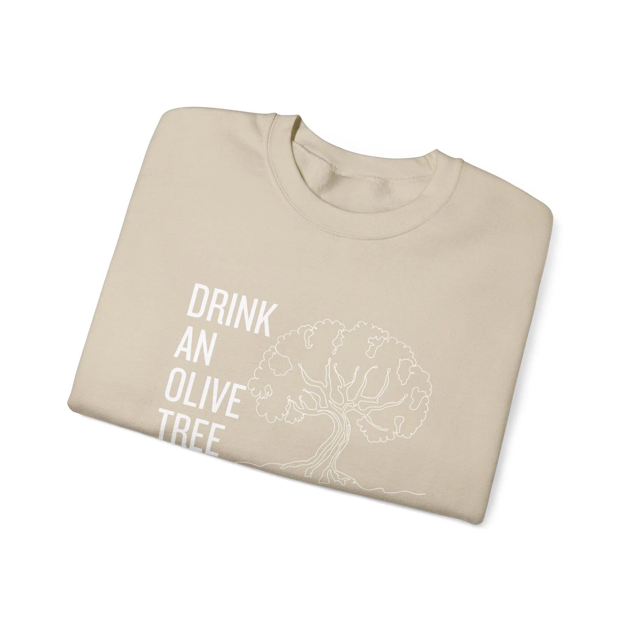 Water in skincare / waterless beauty / drink an olive tree / Unisex Heavy Blend™ Crewneck Sweatshirt