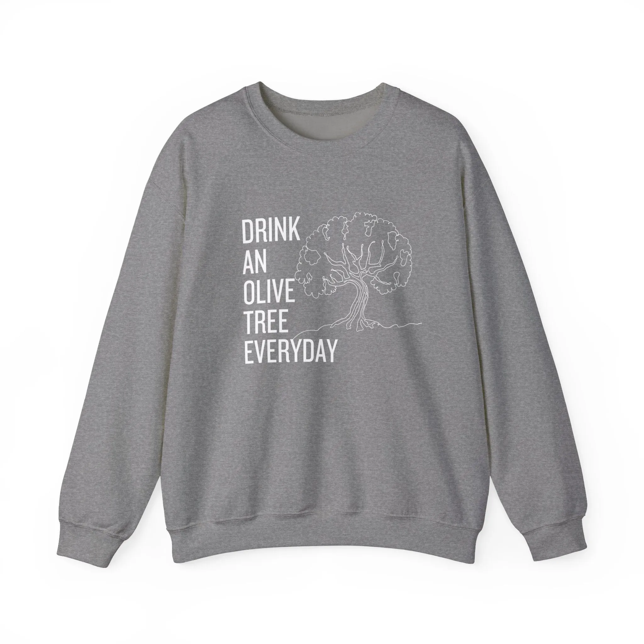 Water in skincare / waterless beauty / drink an olive tree / Unisex Heavy Blend™ Crewneck Sweatshirt