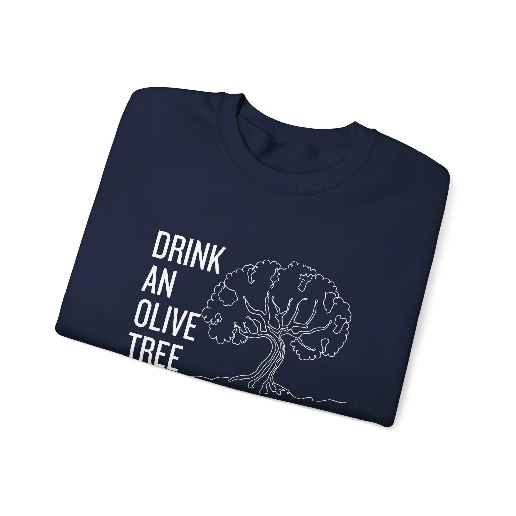 Water in skincare / waterless beauty / drink an olive tree / Unisex Heavy Blend™ Crewneck Sweatshirt