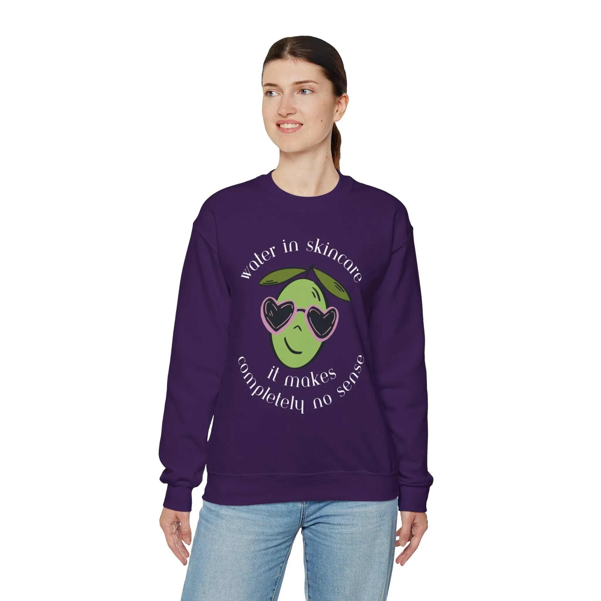 Water in skincare / waterless beauty / olive tree / Unisex Heavy Blend™ Crewneck Sweatshirt