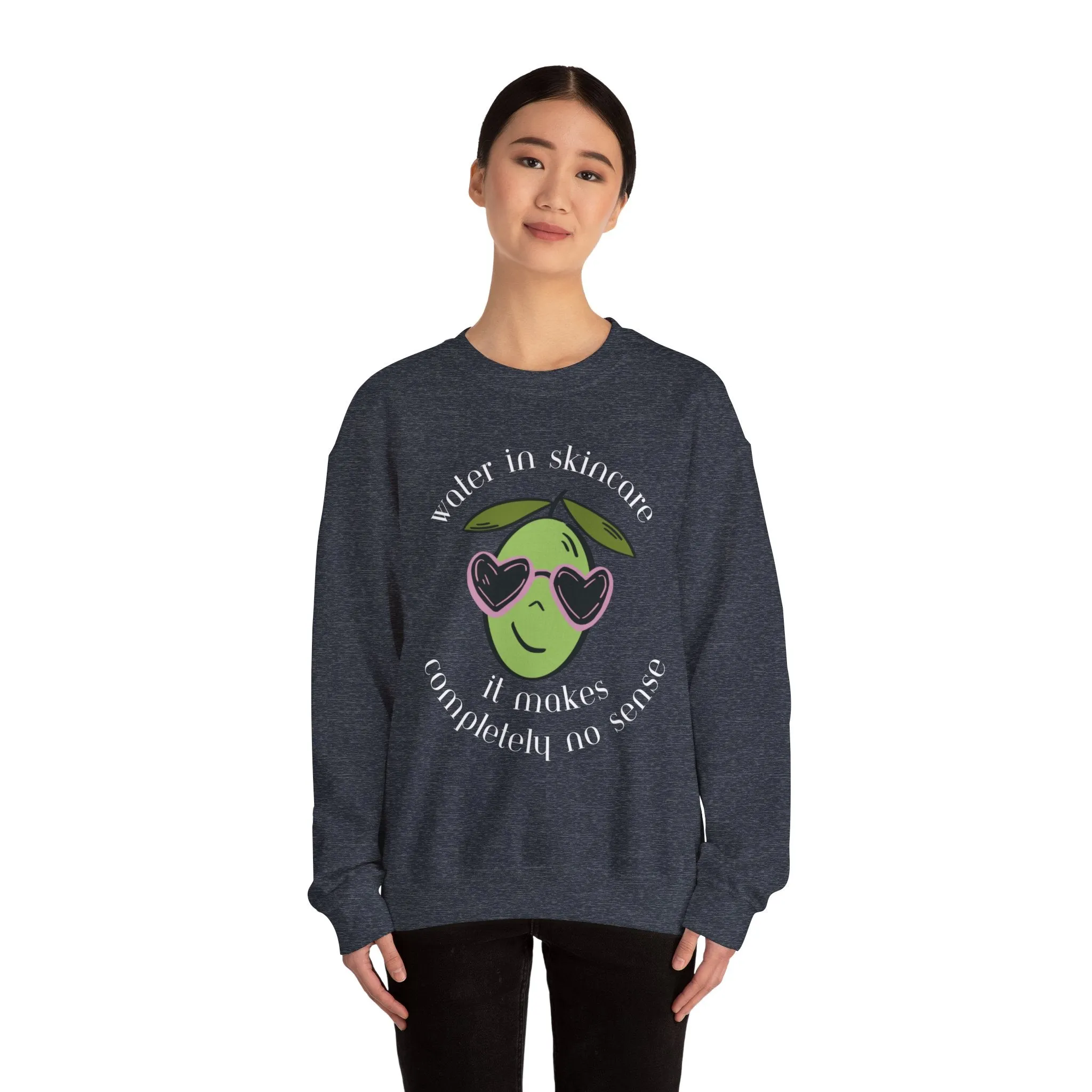 Water in skincare / waterless beauty / olive tree / Unisex Heavy Blend™ Crewneck Sweatshirt