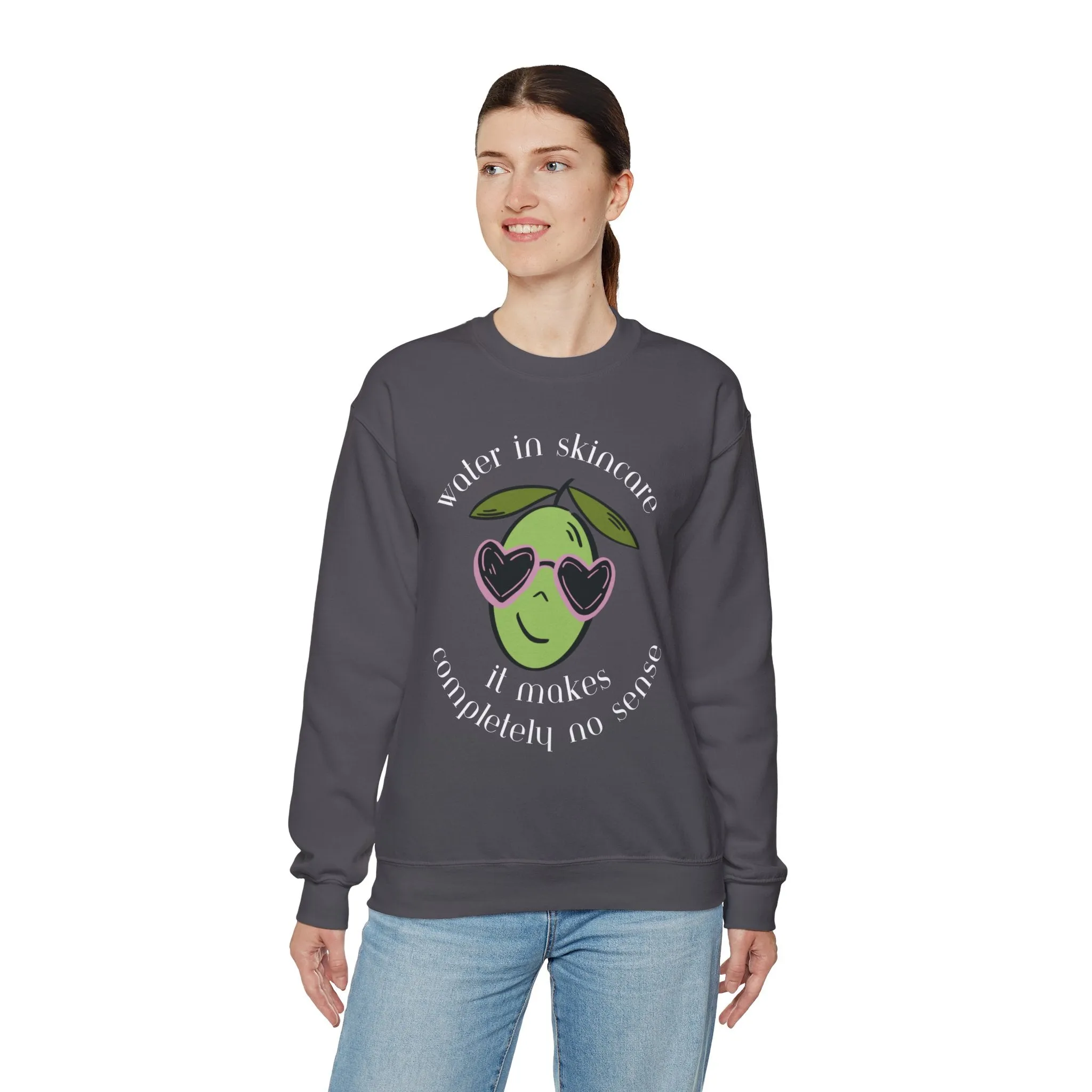 Water in skincare / waterless beauty / olive tree / Unisex Heavy Blend™ Crewneck Sweatshirt