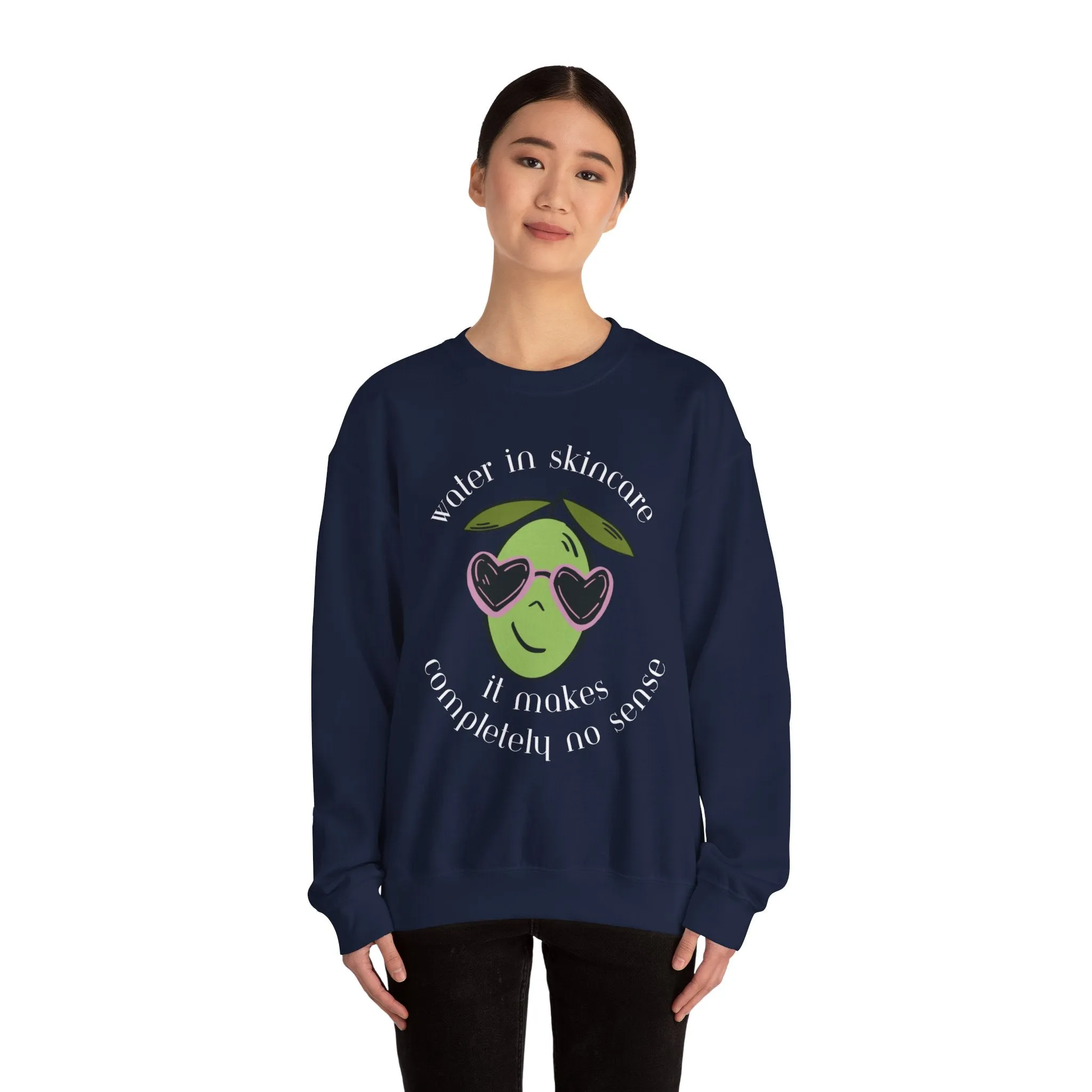 Water in skincare / waterless beauty / olive tree / Unisex Heavy Blend™ Crewneck Sweatshirt