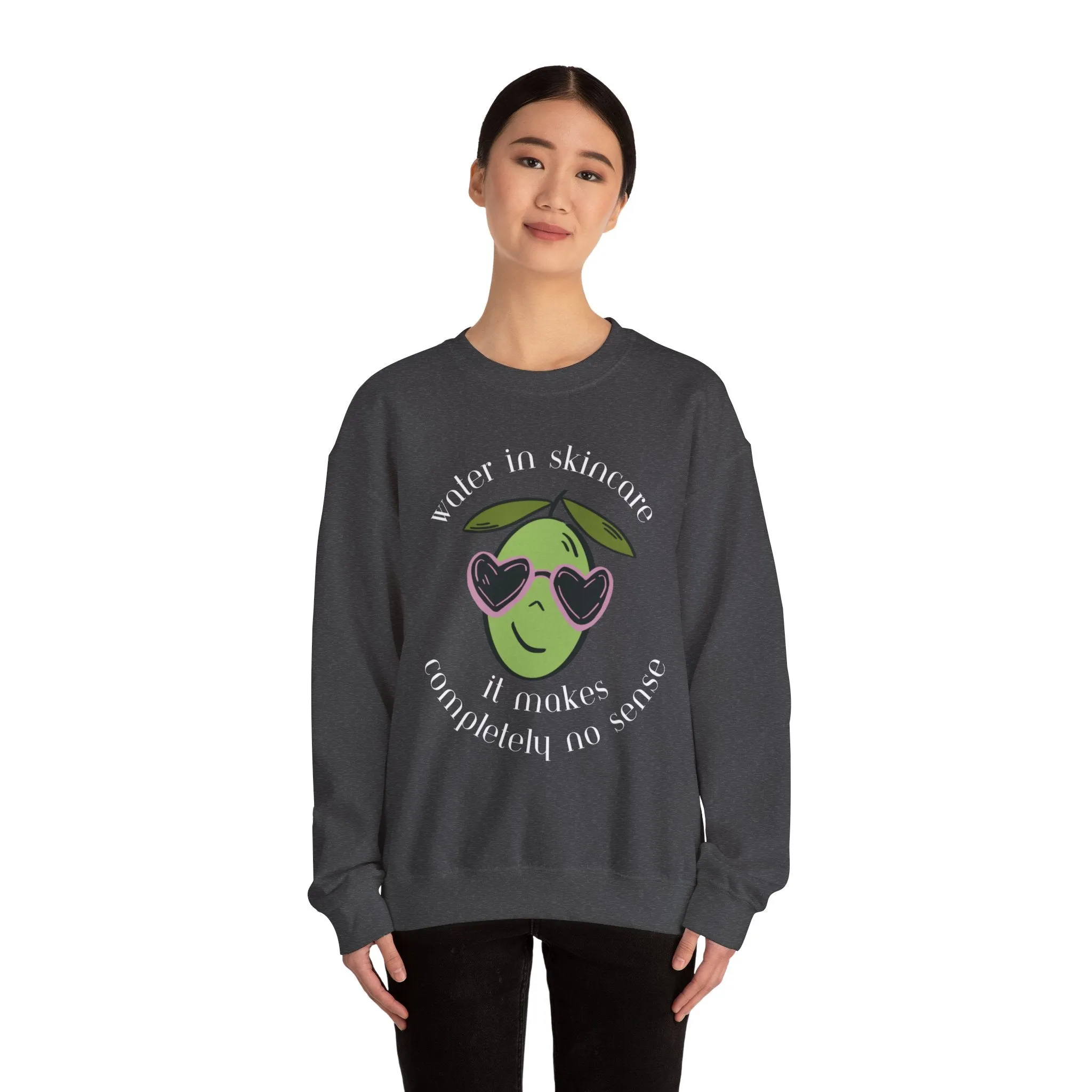 Water in skincare / waterless beauty / olive tree / Unisex Heavy Blend™ Crewneck Sweatshirt