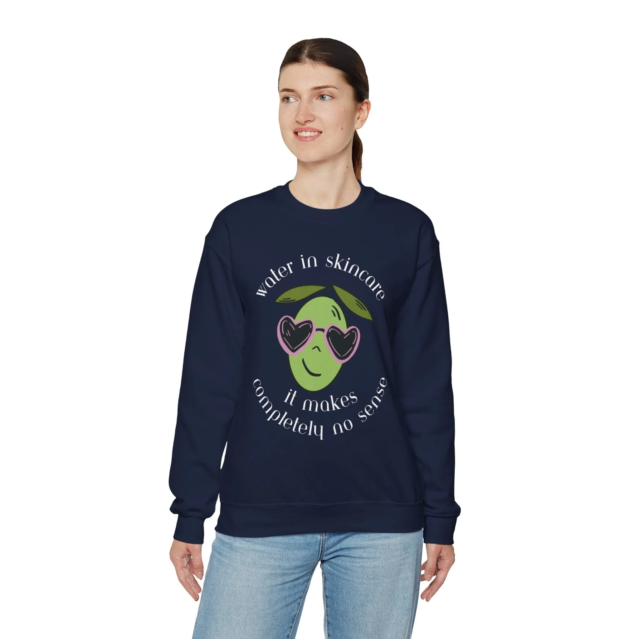 Water in skincare / waterless beauty / olive tree / Unisex Heavy Blend™ Crewneck Sweatshirt