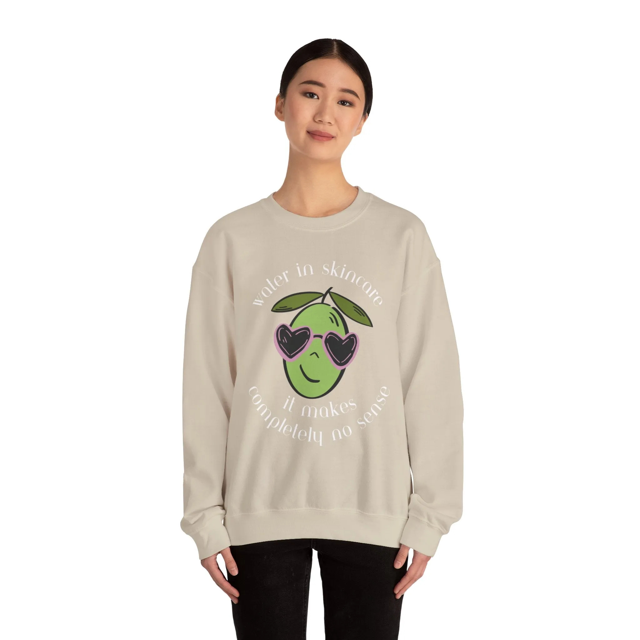 Water in skincare / waterless beauty / olive tree / Unisex Heavy Blend™ Crewneck Sweatshirt
