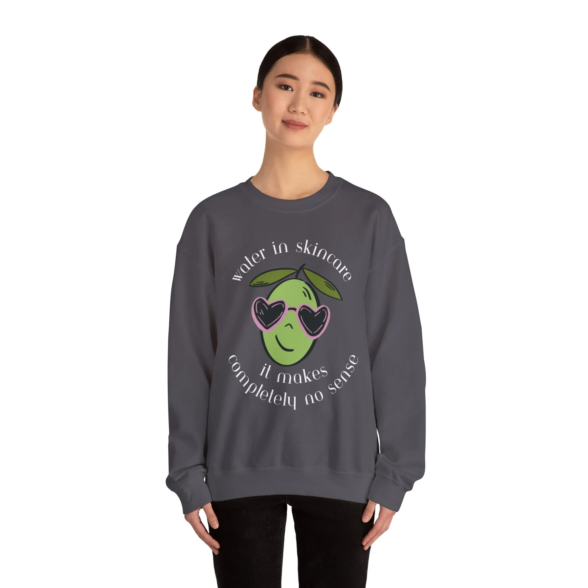 Water in skincare / waterless beauty / olive tree / Unisex Heavy Blend™ Crewneck Sweatshirt