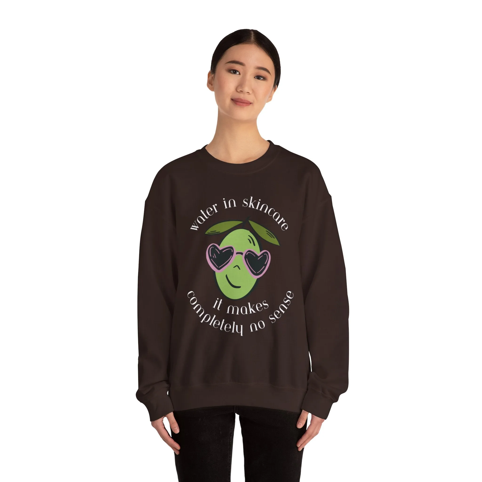 Water in skincare / waterless beauty / olive tree / Unisex Heavy Blend™ Crewneck Sweatshirt