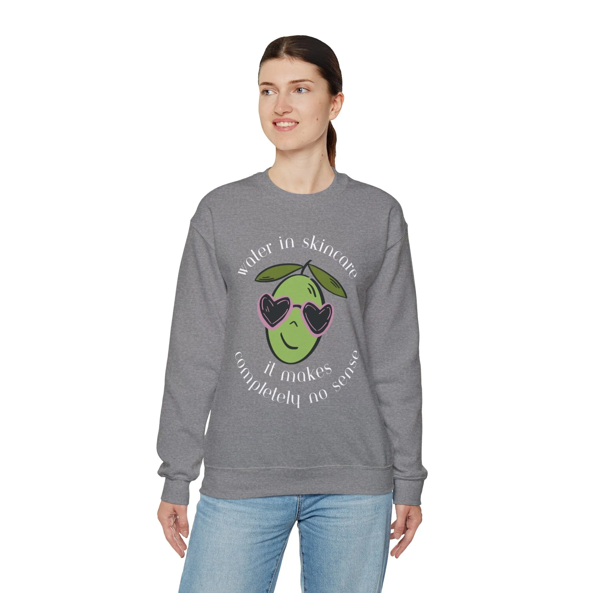 Water in skincare / waterless beauty / olive tree / Unisex Heavy Blend™ Crewneck Sweatshirt