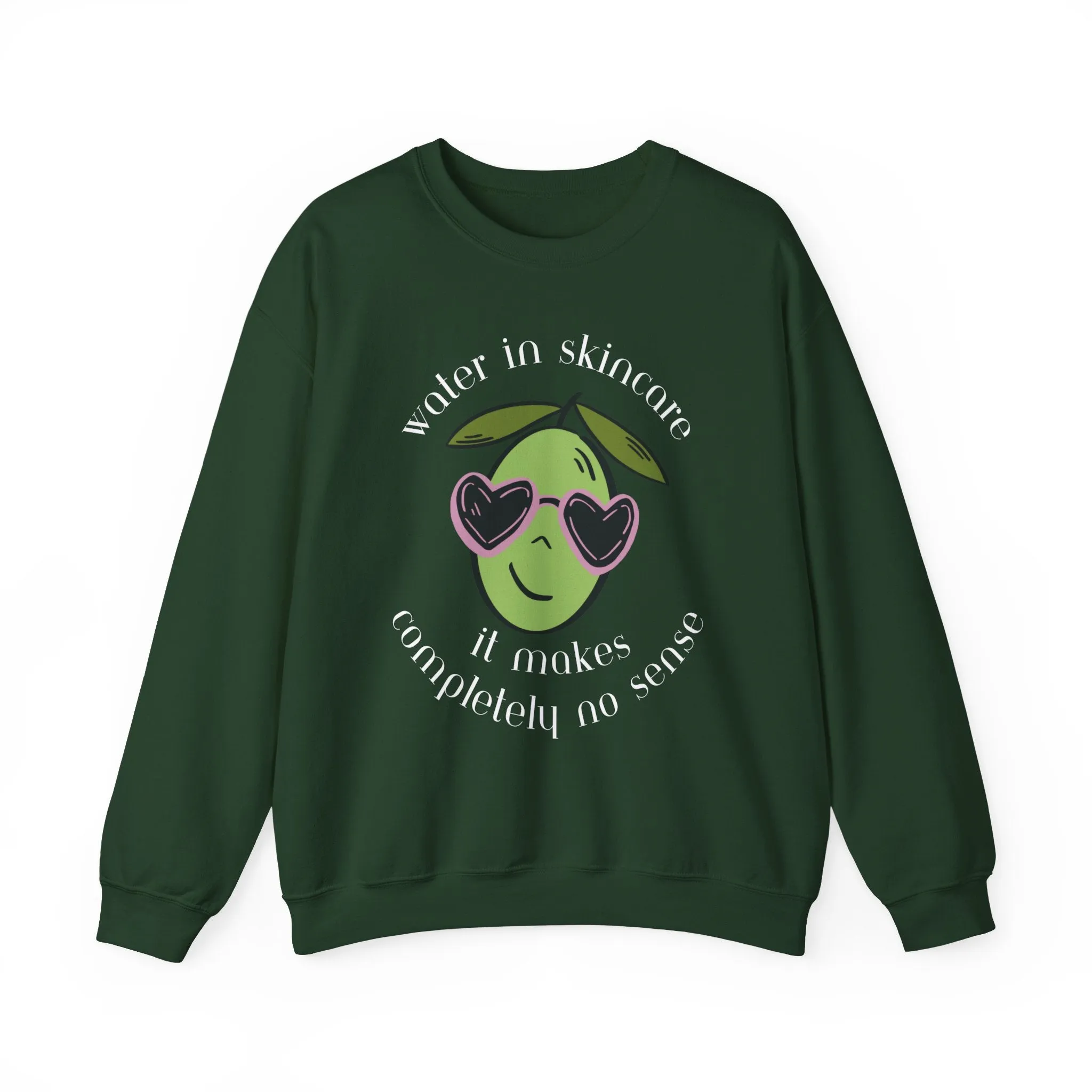 Water in skincare / waterless beauty / olive tree / Unisex Heavy Blend™ Crewneck Sweatshirt