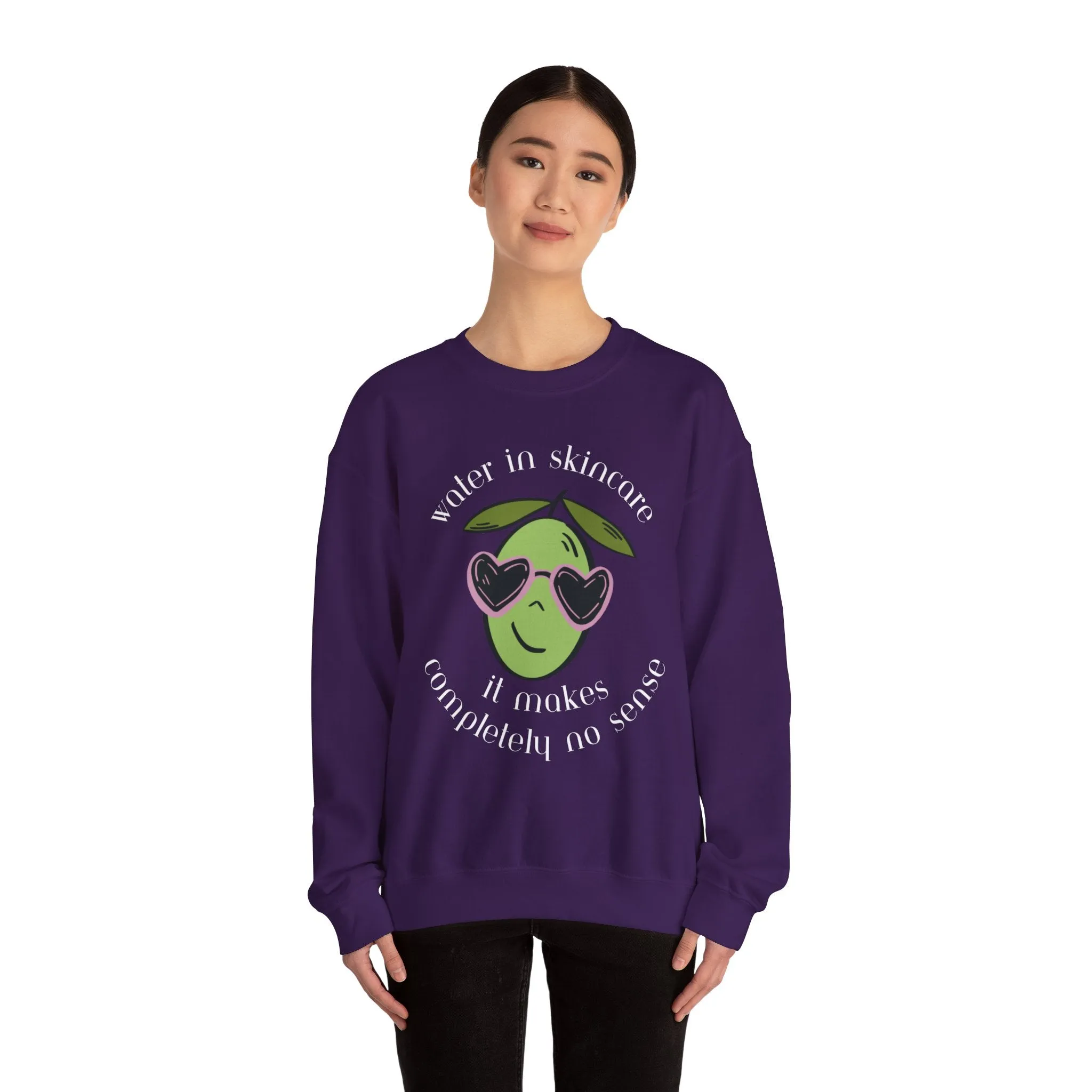 Water in skincare / waterless beauty / olive tree / Unisex Heavy Blend™ Crewneck Sweatshirt