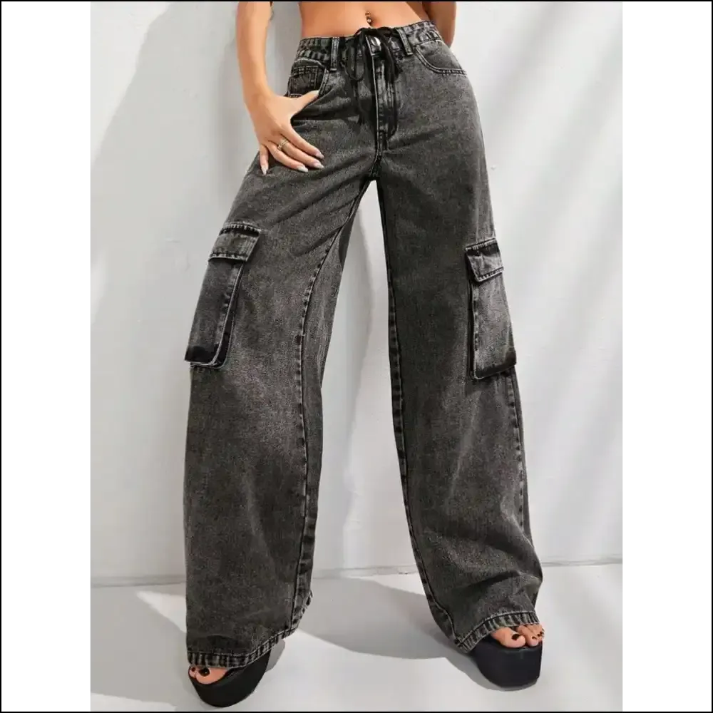 Wide Leg Jeans: Because who Needs a Therapist when you have Pockets? 😄